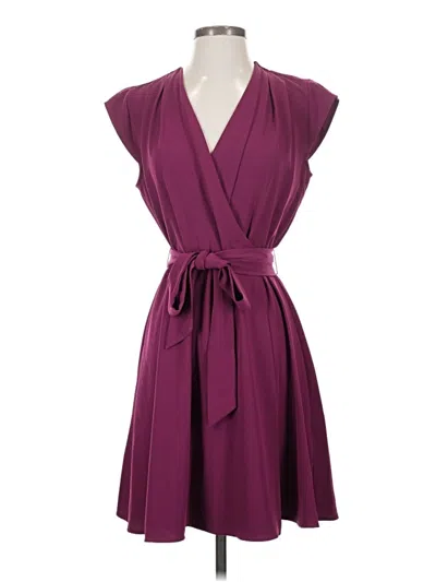 Pre-owned Maison Jules Cocktail Dress In Burgundy