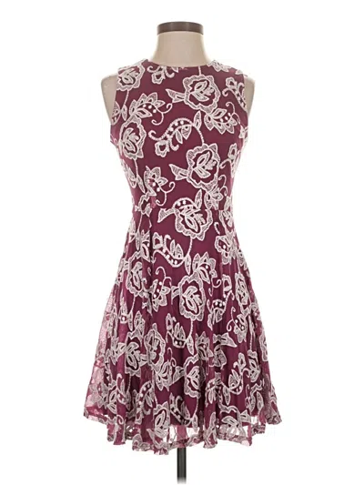 Pre-owned Maison Jules Cocktail Dress In Burgundy