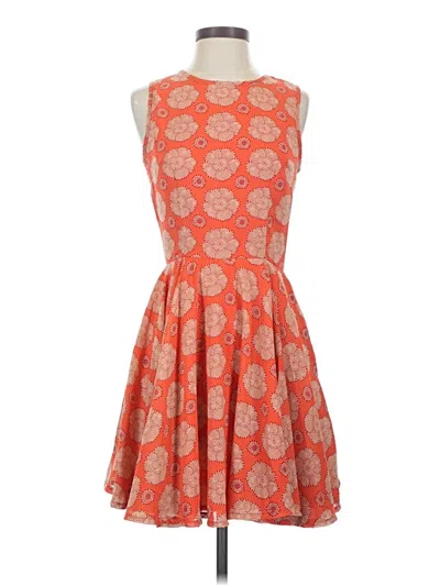 Pre-owned Maison Jules Cocktail Dress In Orange