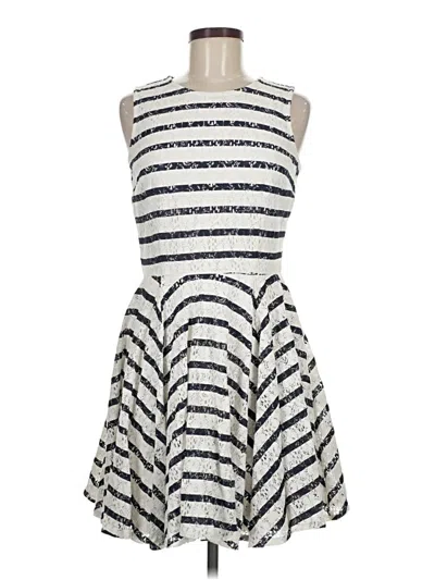 Pre-owned Maison Jules Cocktail Dress In Silver