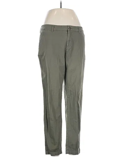Pre-owned Maison Jules Khaki Pant In Green