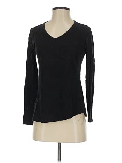 Pre-owned Maison Jules Long Sleeve T-shirt In Black