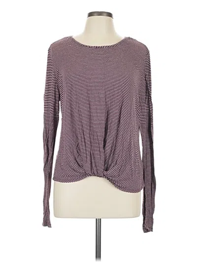 Pre-owned Maison Jules Long Sleeve T-shirt In Purple