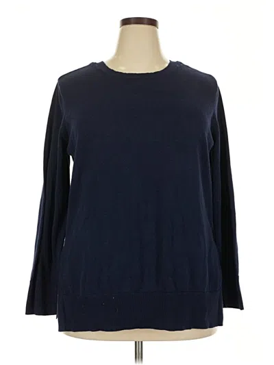 Pre-owned Maison Jules Pullover Sweater In Blue