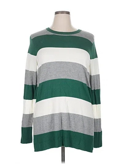 Pre-owned Maison Jules Pullover Sweater In Green