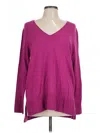 Maison Jules Pullover Sweater In Purple