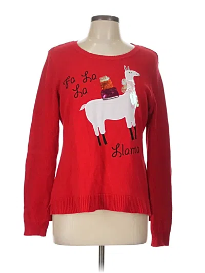 Pre-owned Maison Jules Pullover Sweater In Red