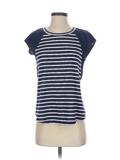 Pre-owned Maison Jules Short Sleeve T-shirt In Blue