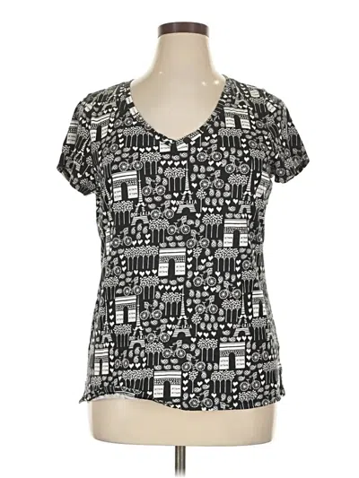 Pre-owned Maison Jules Short Sleeve T-shirt In Gray