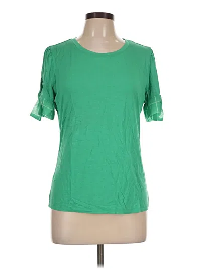 Pre-owned Maison Jules Short Sleeve T-shirt In Green