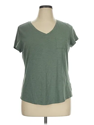 Pre-owned Maison Jules Short Sleeve T-shirt In Green