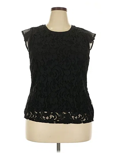 Pre-owned Maison Jules Sleeveless Blouse In Black