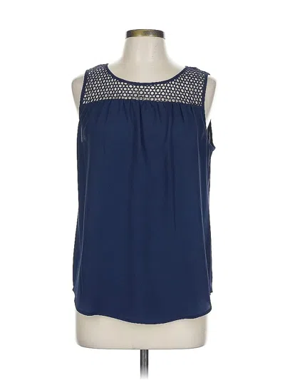 Pre-owned Maison Jules Sleeveless Blouse In Blue