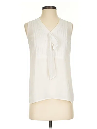 Pre-owned Maison Jules Sleeveless Blouse In Ivory