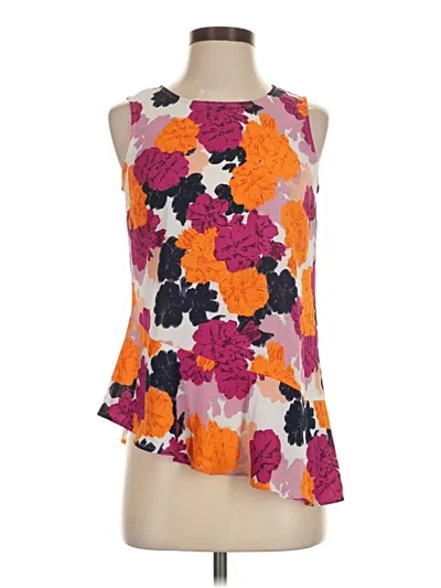 Pre-owned Maison Jules Sleeveless Blouse In Orange