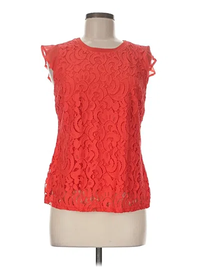 Pre-owned Maison Jules Sleeveless Blouse In Red