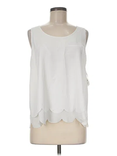 Pre-owned Maison Jules Sleeveless Blouse In White