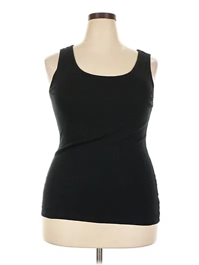 Pre-owned Maison Jules Tank Top Black Strapless Neckline Tops