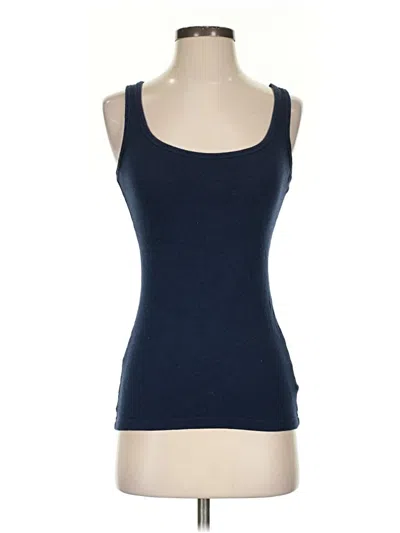 Pre-owned Maison Jules Tank Top Blue Square Neckline Tops