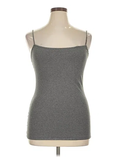 Pre-owned Maison Jules Tank Top Gray Strapless Neckline Tops