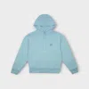 Maison Kitsuné Men's Bold Fox Head Hooded Sweatshirt In Light Blue