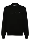 Maison Kitsuné Woolen Sweatshirts Family In Black