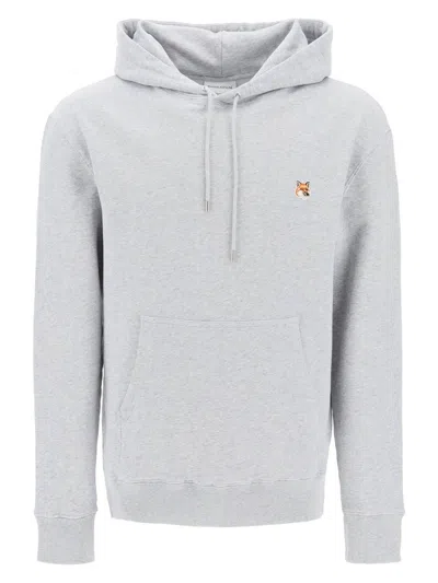 MAISON KITSUNÉ MEN'S FOX HEAD PATCH REGULAR HOODIE