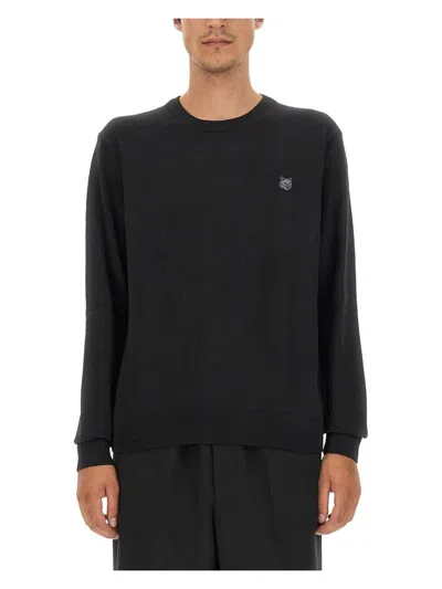 MAISON KITSUNÉ MEN'S FOX PATCH JERSEY