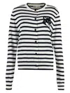Maison Kitsunã© Women's Cotton Cardigan In White