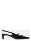 Maison Kitsunã© Women's Pointy Sling Back Sandal In Black