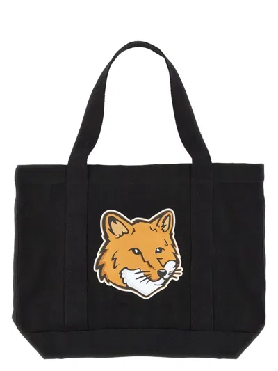Maison Kitsunã© Women's Tote Bag With Logo In Black