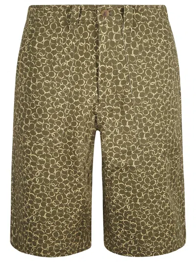 MAISON KITSUNÉ ALL-OVER PRINTED SHORTS