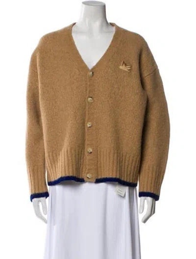 Pre-owned Maison Kitsuné Alpaca Colorblock Pattern Sweater In Multi