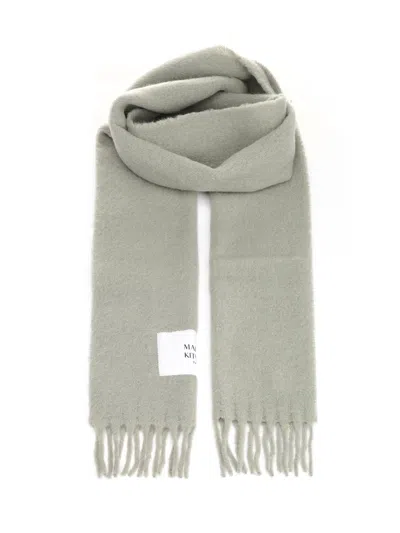 Maison Kitsuné Alpaca Scarf Scarves And Foulards Green