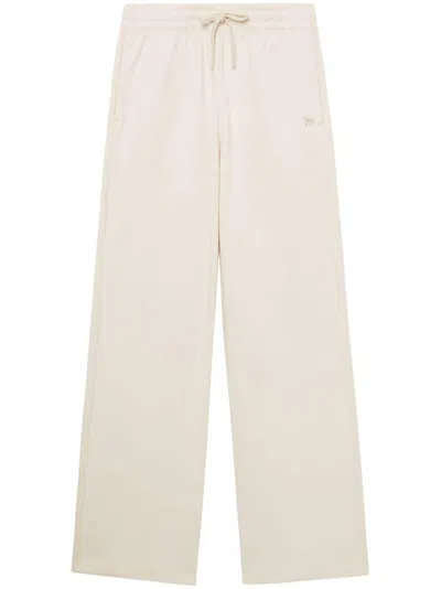 Maison Kitsuné Baby Fox-appliqué Track Pants In Neutrals