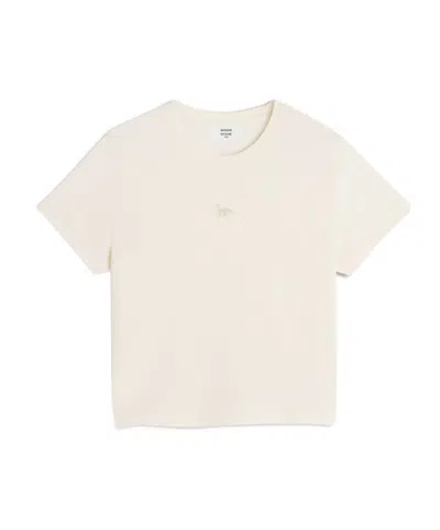 Maison Kitsuné Baby Fox Baby T-shirt In Neutral