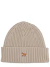 Maison Kitsuné Baby Fox Beanie In Gray