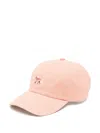 Maison Kitsuné Orange Baby Fox Cap In Pink