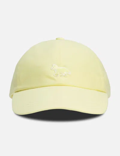 Maison Kitsuné Baby Fox Cap In Yellow