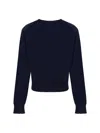 Maison Kitsuné Merino Wool Cardigan With Embroidered Fox Patch In Blue