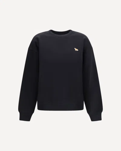Maison Kitsuné Baby Fox Comfort Sweatshirt In Black