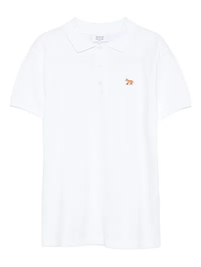 MAISON KITSUNÉ BABY FOX COTTON POLO SHIRT