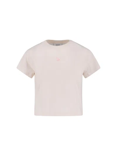 MAISON KITSUNÉ 'BABY FOX' CROP T-SHIRT