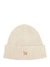 Maison Kitsuné Baby Fox Hats Beige In Neutral