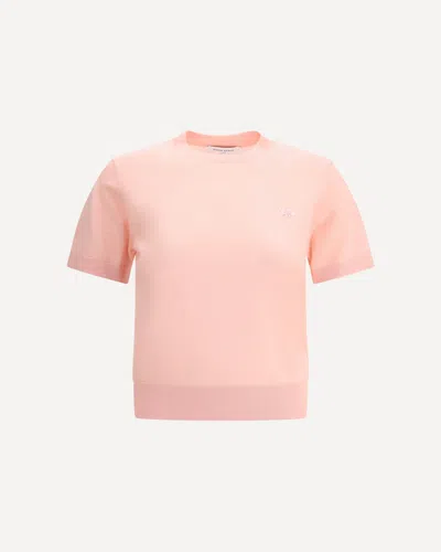 Maison Kitsuné Baby Fox Knit T-shirt In Multi