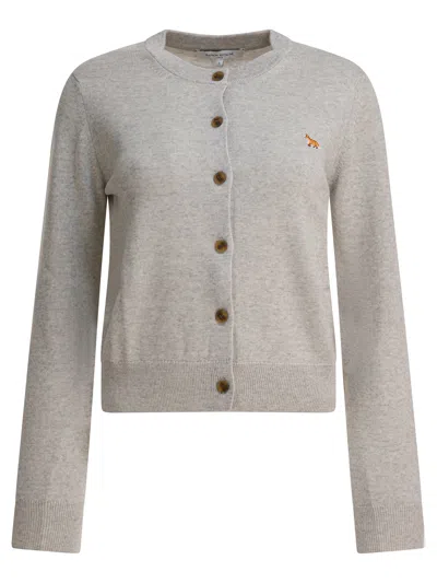 MAISON KITSUNÉ BABY FOX KNITWEAR GREY