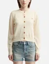 Maison Kitsuné Profile Fox-embroidered Button Cardigan