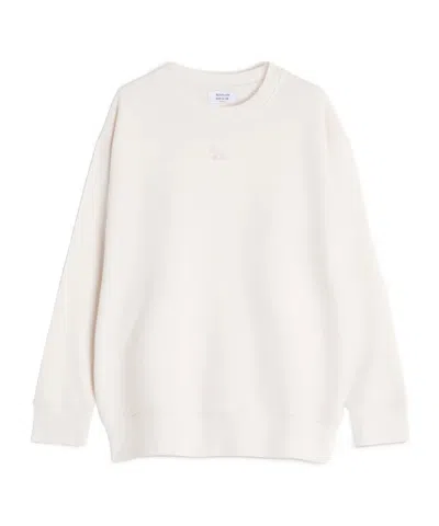 Maison Kitsuné Baby Fox Oversized Hoodie In White