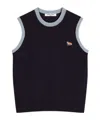 MAISON KITSUNÉ BABY FOX PATCH KNITTED TOP
