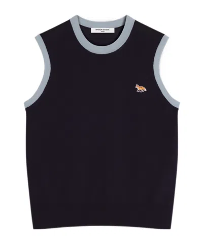 MAISON KITSUNÉ BABY FOX PATCH KNITTED TOP
